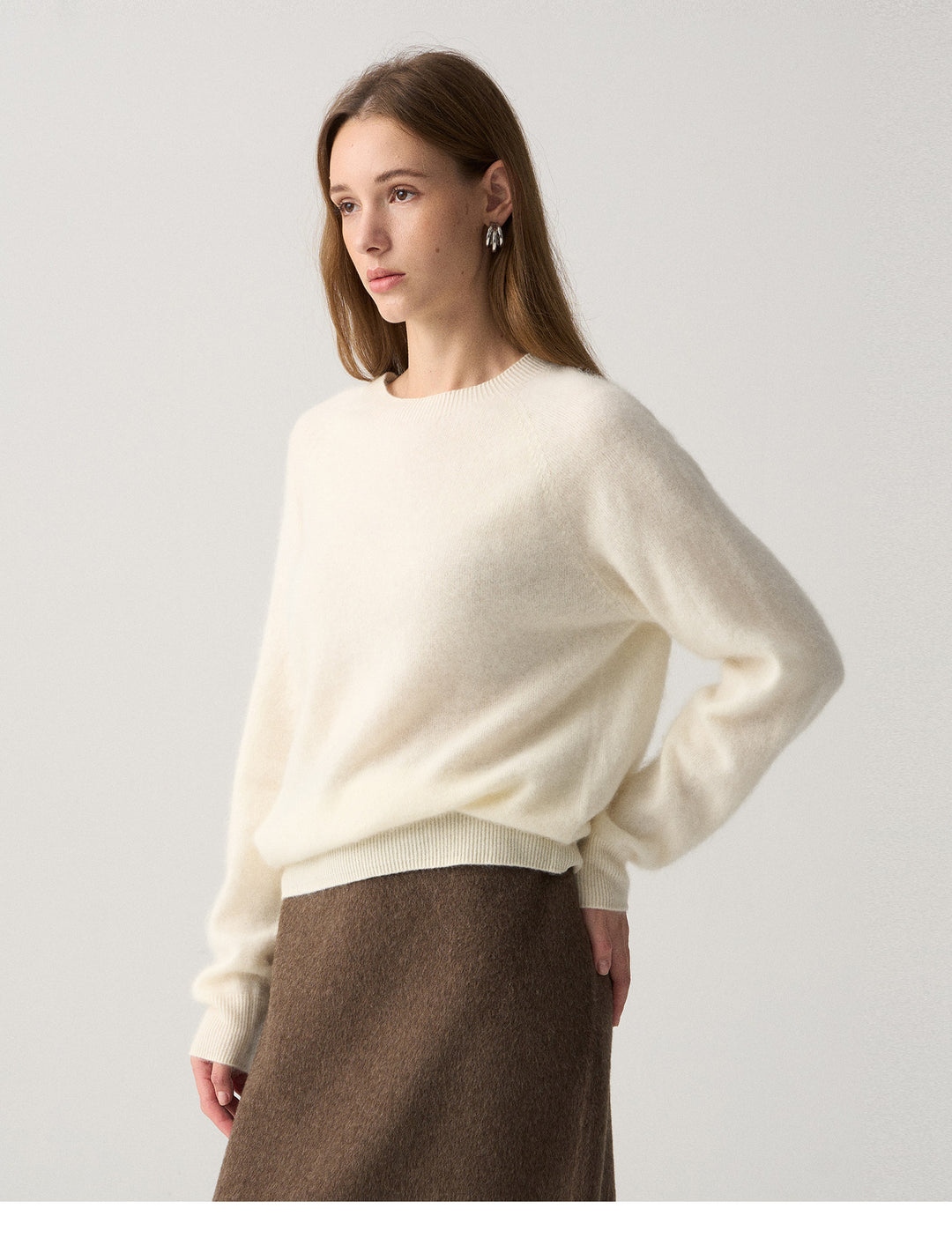Pure Cloud Wool Knit Sweater SSKS0324