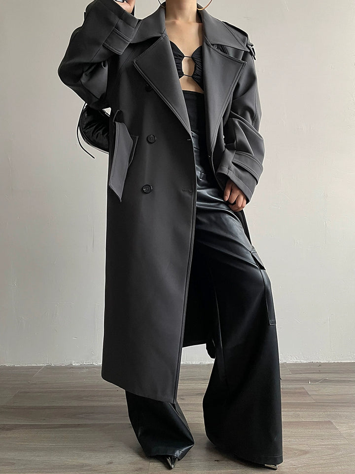 Double-Breasted Trench Coat ACTC0001