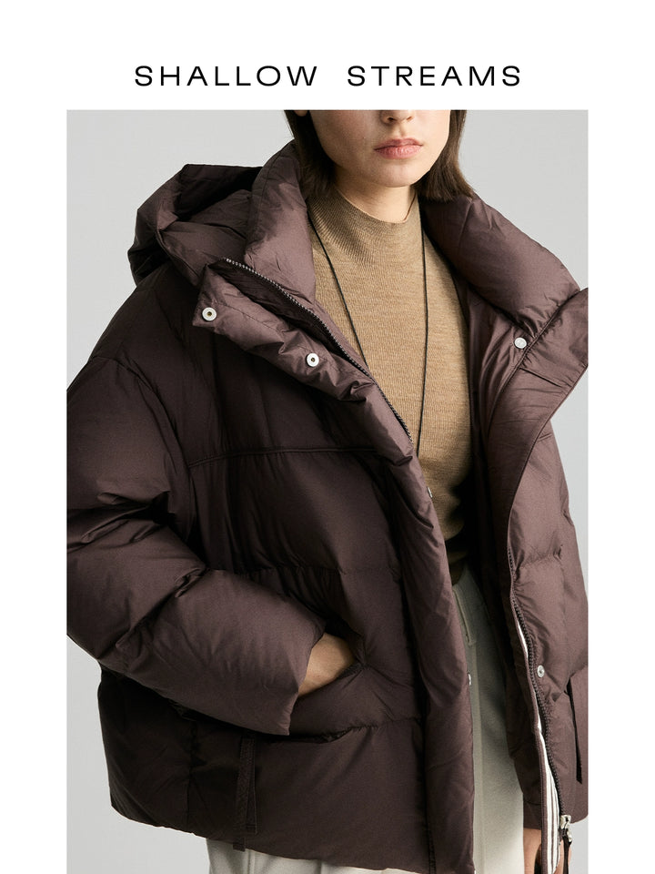 Vintage Down Hooded Puffer Jacket SSDJ0077