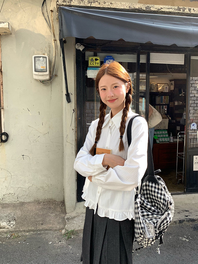 Pure Muse Frill Blouse WSFB0333