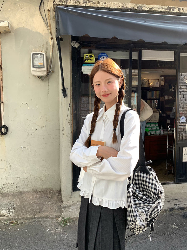 Pure Muse Frill Blouse WSFB0333