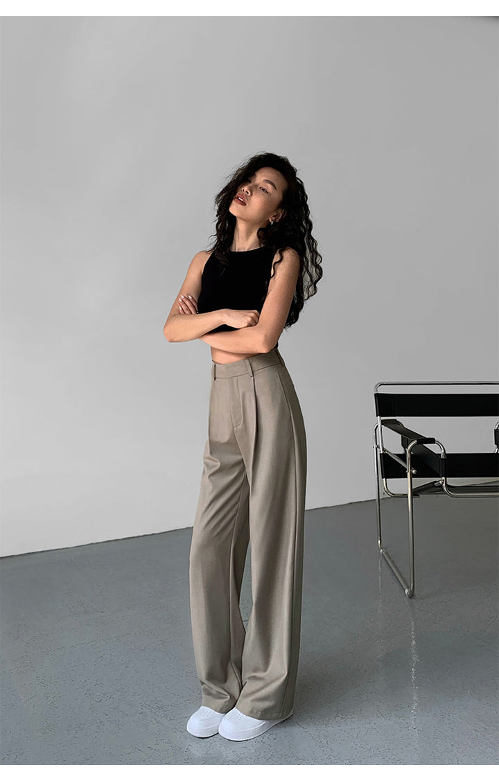 SoftLine Tailored Wide-Leg Trousers NHWT0206