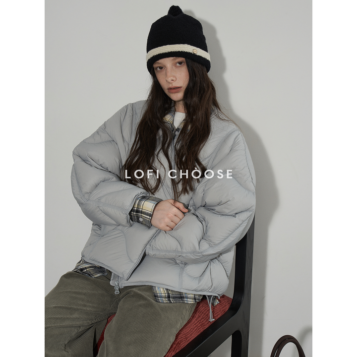 Wave Quilted Cotton Down Jacket LCDJ0305