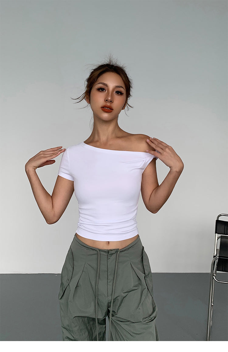 AsymSoft One-Shoulder Tee NHST0189