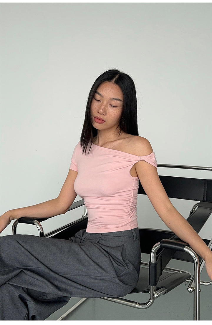 AsymSoft One-Shoulder Tee NHST0189