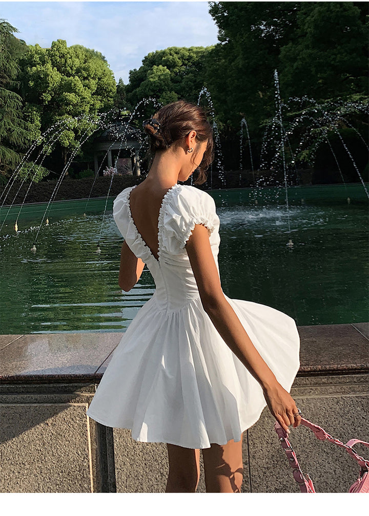 Summer Drape V Dress OUVD0245