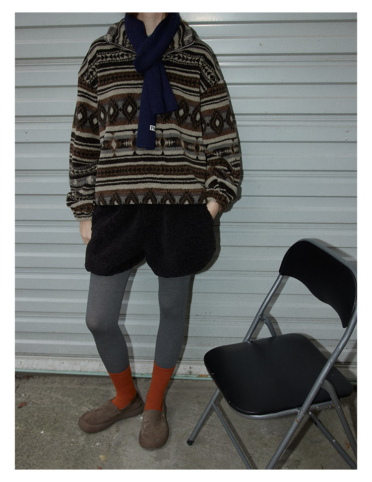 Vintage Lambswool Fleece Jacket BMFJ0293