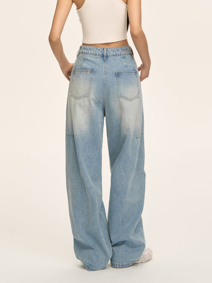CloudEase Wide-Leg Denim Pants CVDP0158