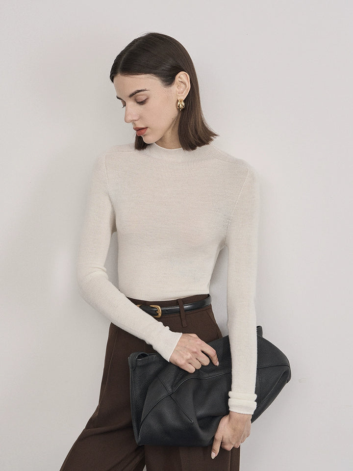 Elegant Wool Turtleneck Sweater SSTS0061