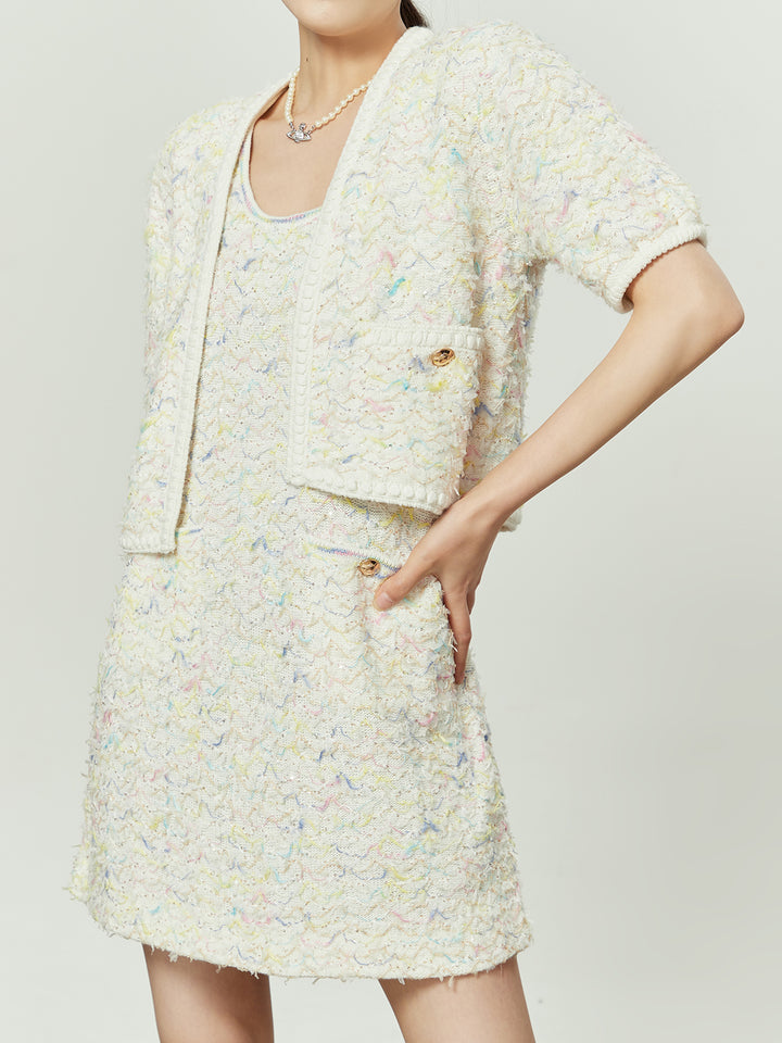 Sugar boucle Tweed Set LLTS0175