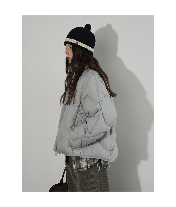 Wave Quilted Cotton Down Jacket LCDJ0305