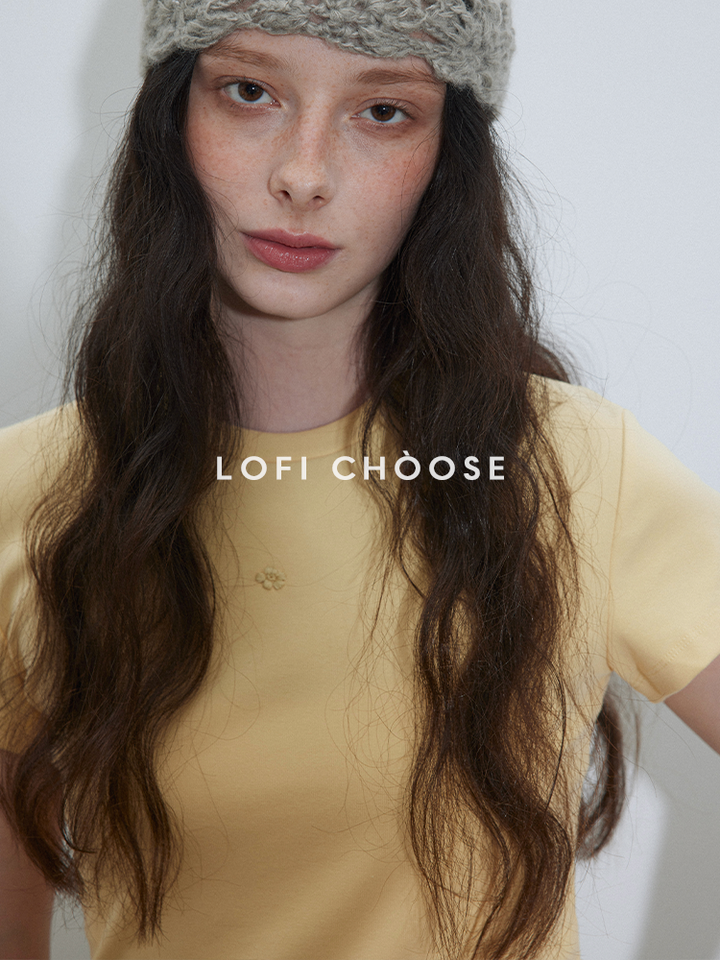 Lofi Choose Slim Fit Cotton Tee LCST0207