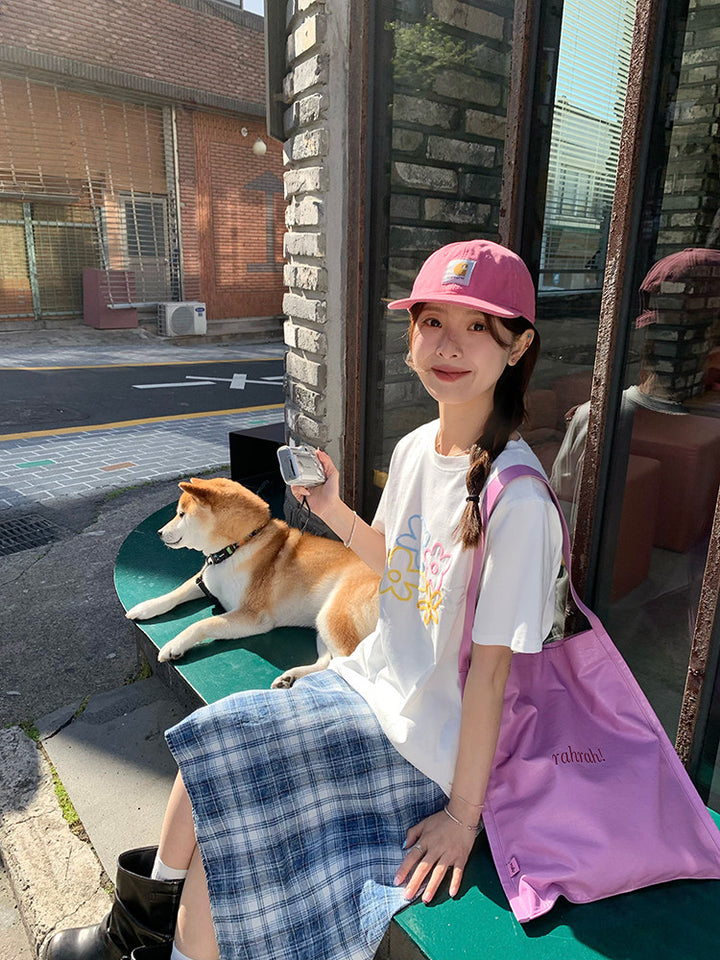 Vintage Asymmetry Check Skirt WSCS0336