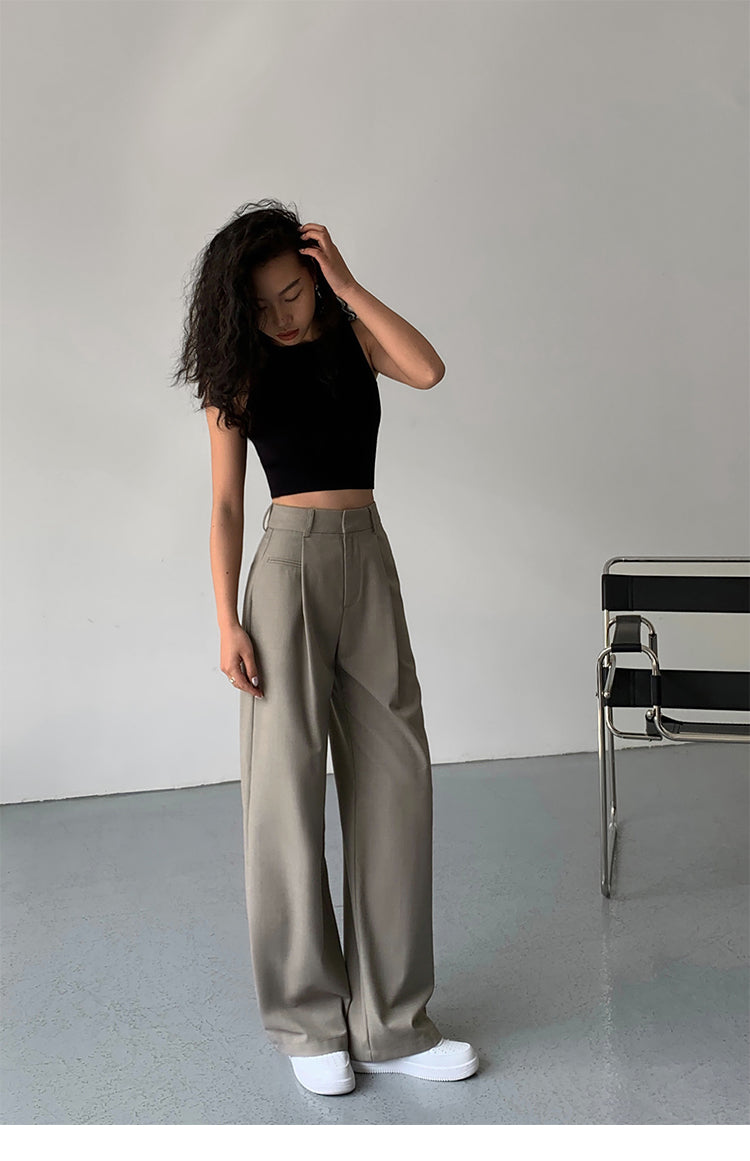 SoftLine Tailored Wide-Leg Trousers NHWT0206