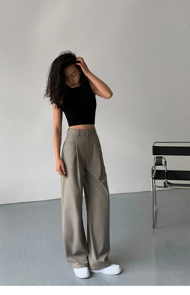SoftLine Tailored Wide-Leg Trousers NHWT0206