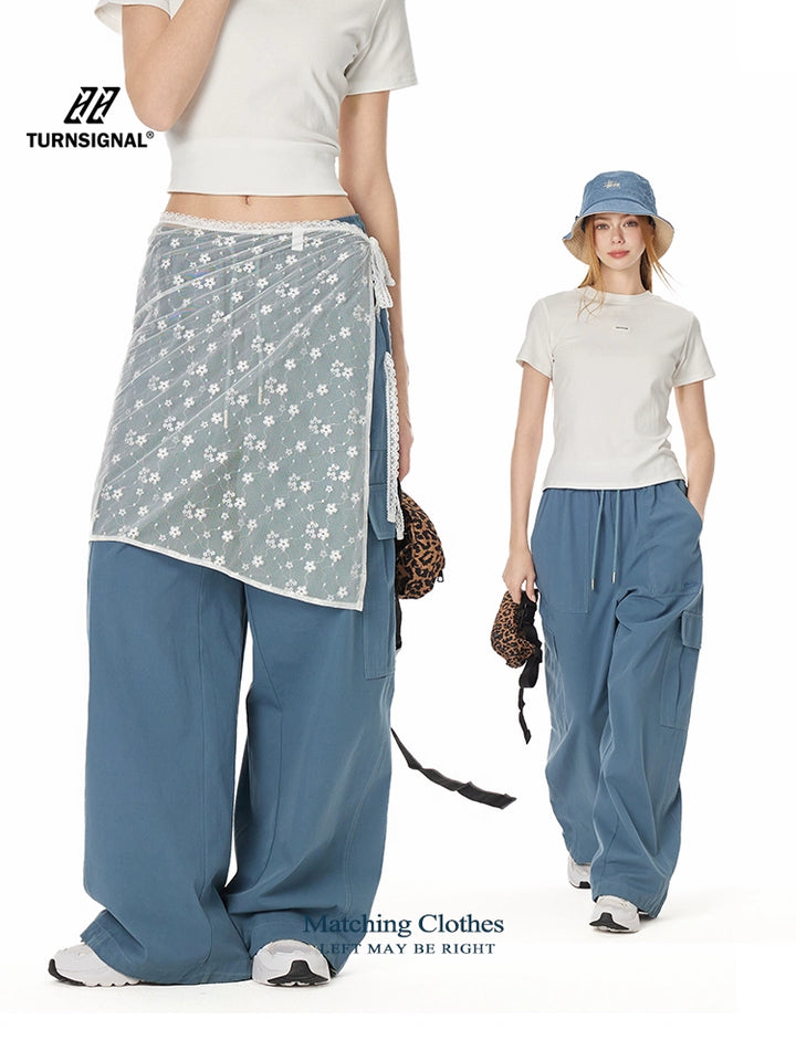 Urban Street Cotton Cargo Wide-Leg Pants TSCP0277