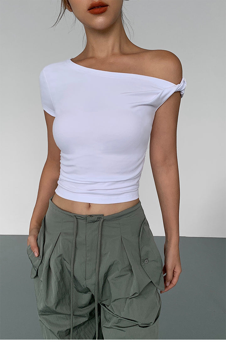 AsymSoft One-Shoulder Tee NHST0189