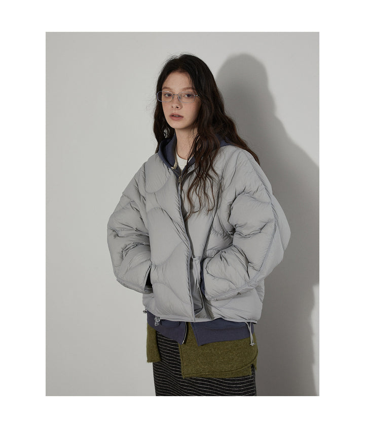 Wave Quilted Cotton Down Jacket LCDJ0305