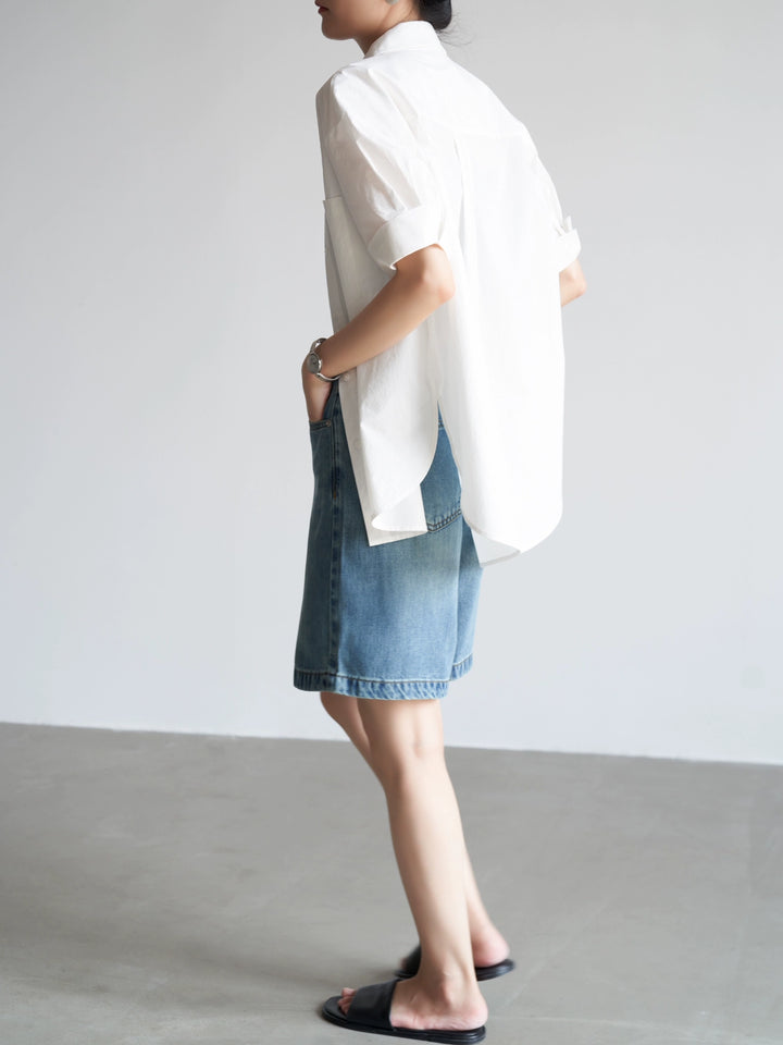 SoftEdge Washed Denim Shorts SSDS0221