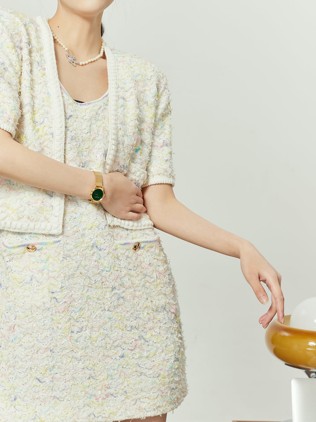 Sugar boucle Tweed Set LLTS0175