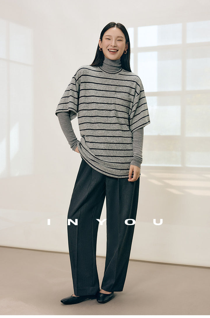 Tailored Ease Wool-Blend Slacks IYWS0320