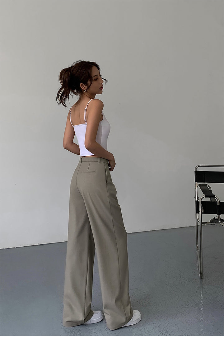 SoftLine Tailored Wide-Leg Trousers NHWT0206