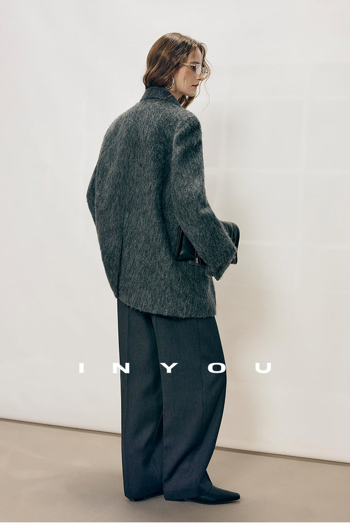 Tailored Ease Wool-Blend Slacks IYWS0320