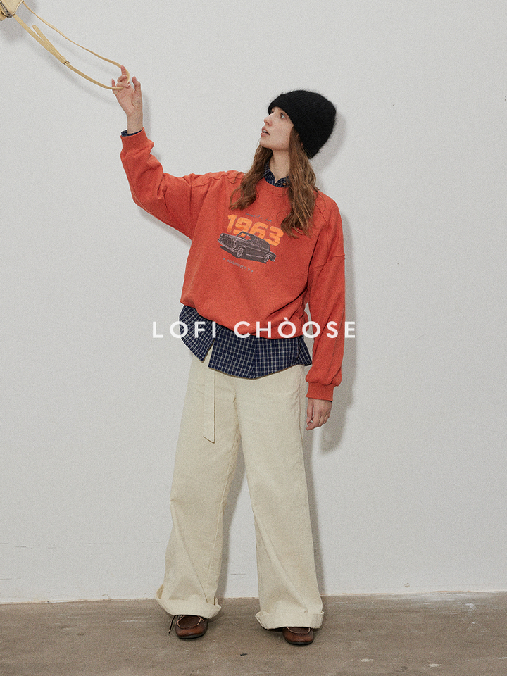 Retro Graphic Sweatshirt LCRS0057