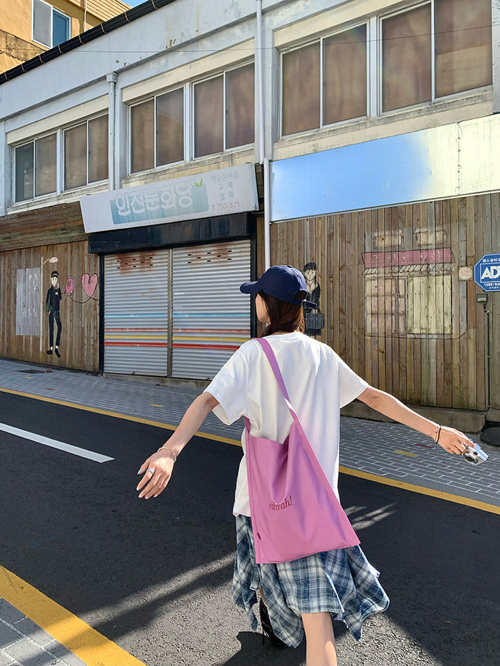 Vintage Asymmetry Check Skirt WSCS0336