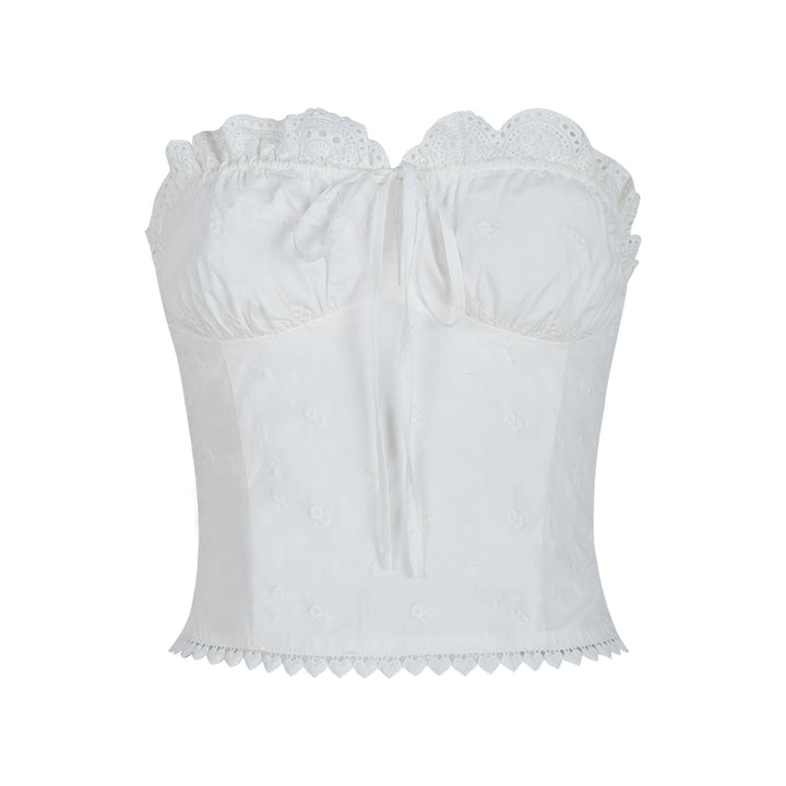Flora Flirt Embroidered Corset Top ITCT0244