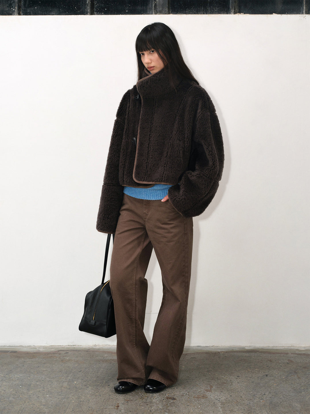 Vintage Cocoa Twill Straight-Leg Pants UUSP0310