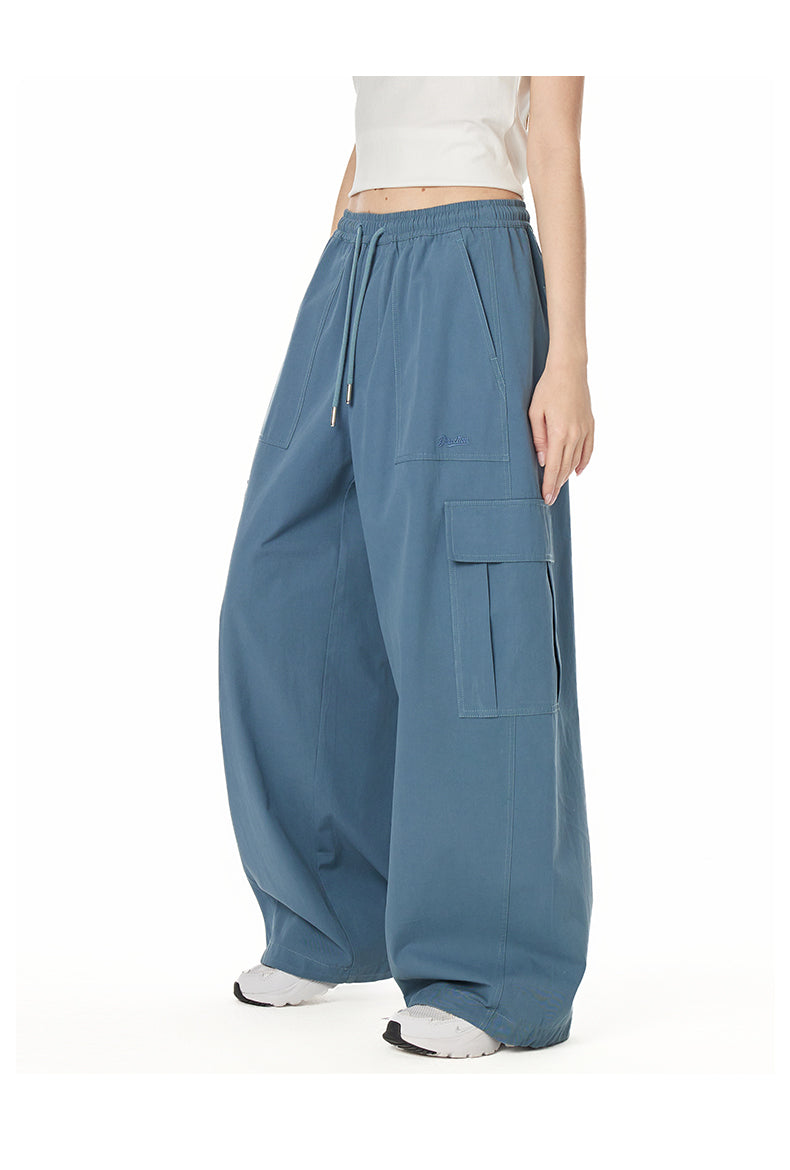 Urban Street Cotton Cargo Wide-Leg Pants TSCP0277