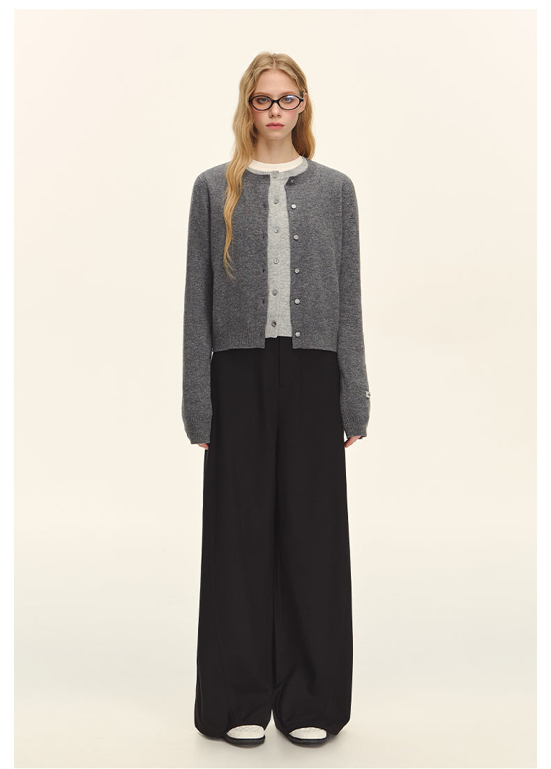 Luxe Wool Button-Up Cardigan CVWC0152
