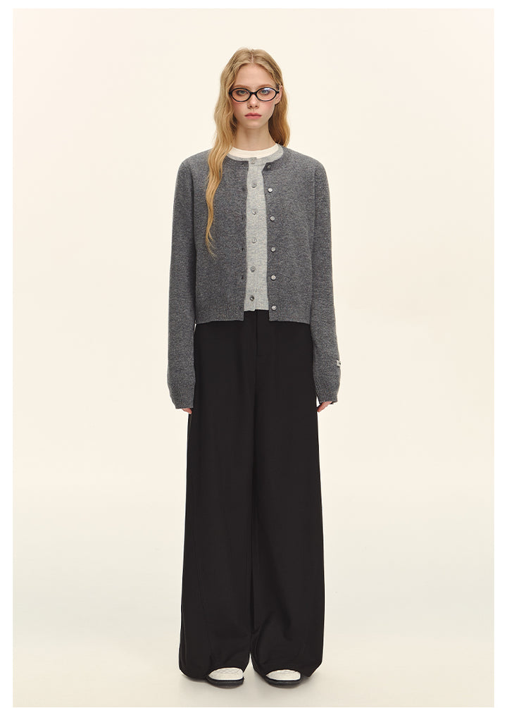 Luxe Wool Button-Up Cardigan CVWC0152