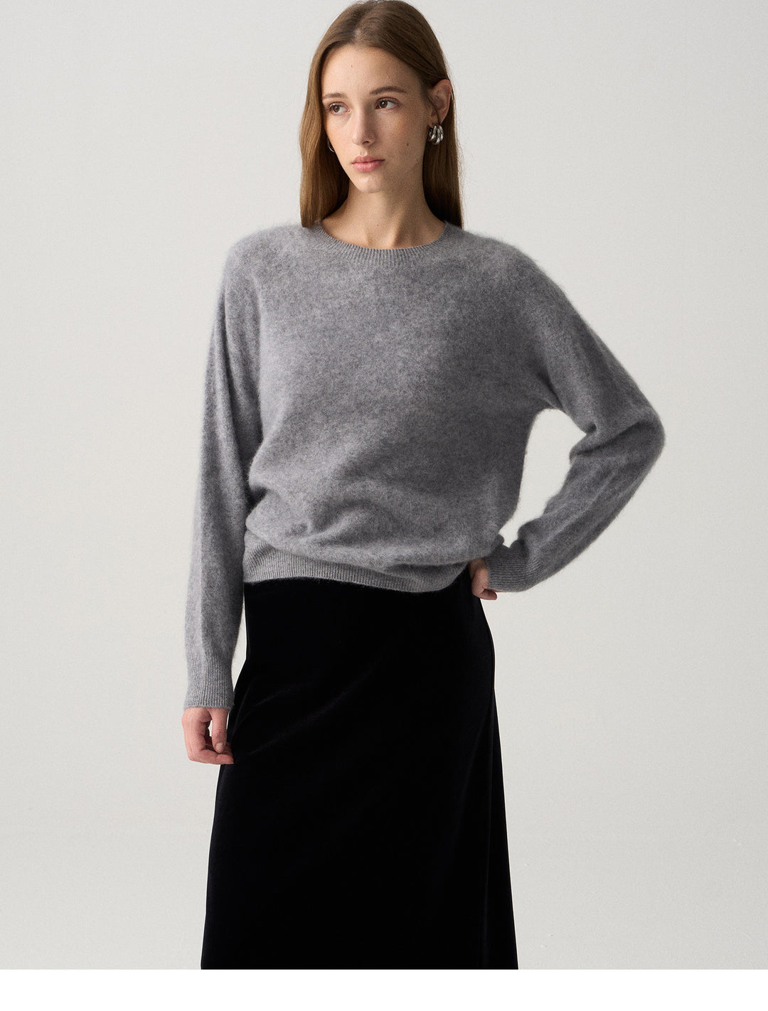 Pure Cloud Wool Knit Sweater SSKS0324