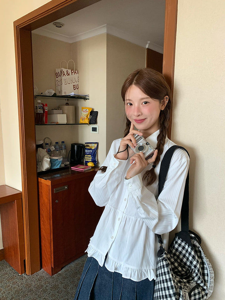 Pure Muse Frill Blouse WSFB0333