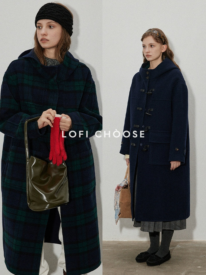 Classic Wool Reversible Toggle Coat LCRC0044