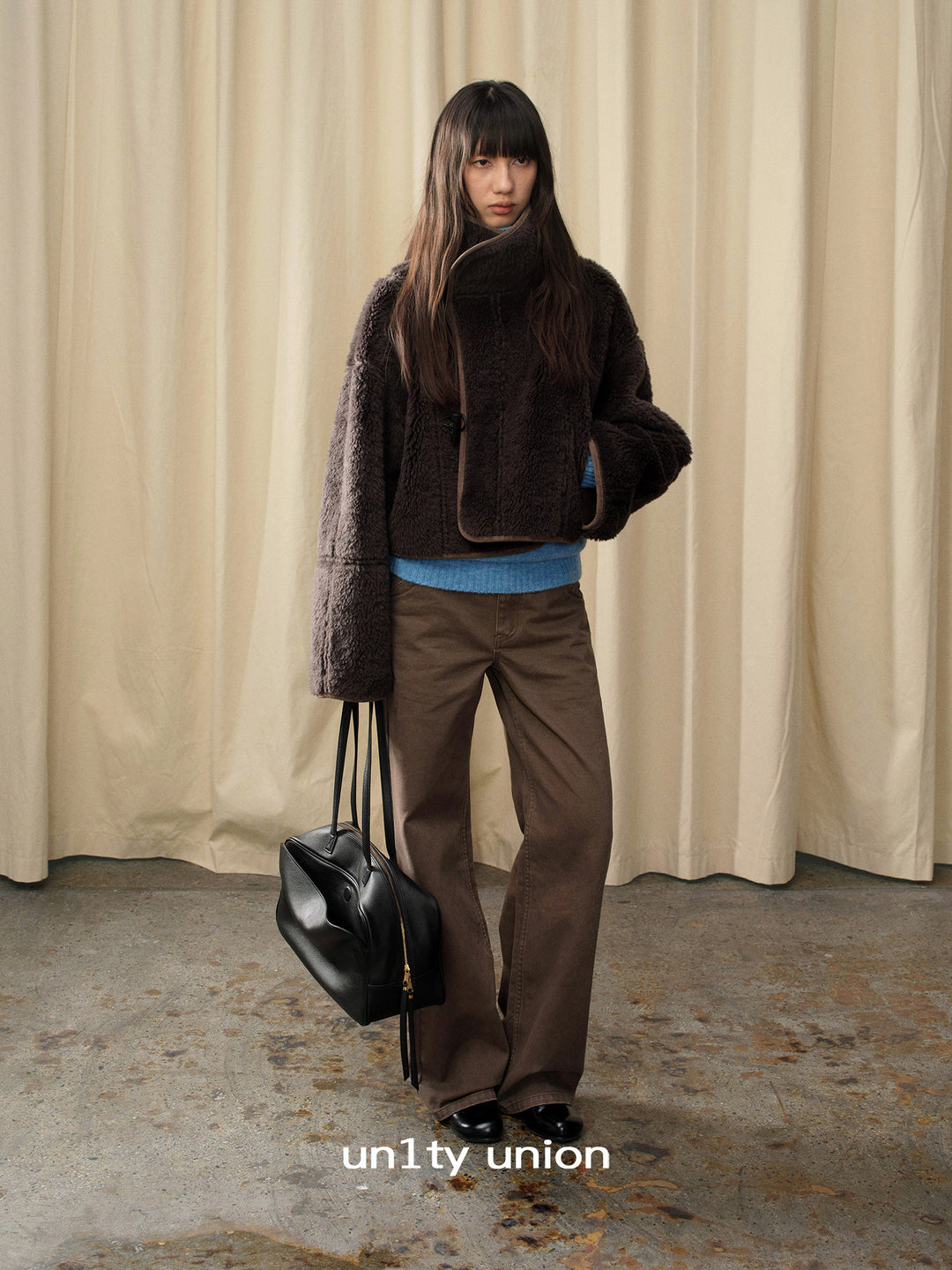 Vintage Cocoa Twill Straight-Leg Pants UUSP0310