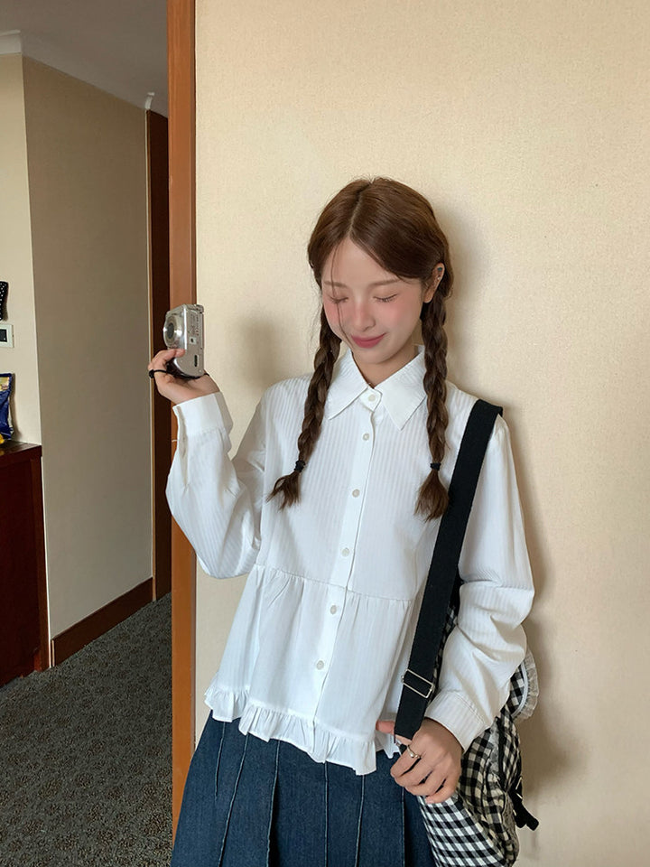 Pure Muse Frill Blouse WSFB0333