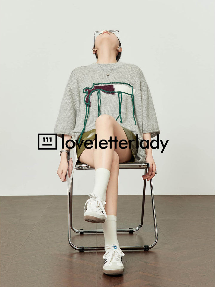 Sketchwalk Relaxed Casual Knit Top LLKT0174