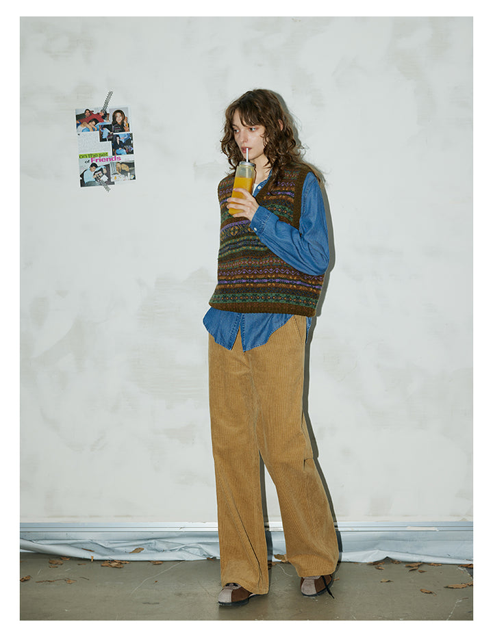Corduroy Relax Fit Pants BMCP0286