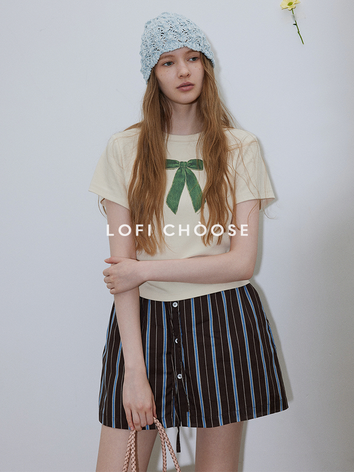 Ribbon Sketch Tee LCRT0218