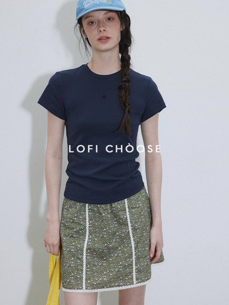Lofi Choose Slim Fit Cotton Tee LCST0207