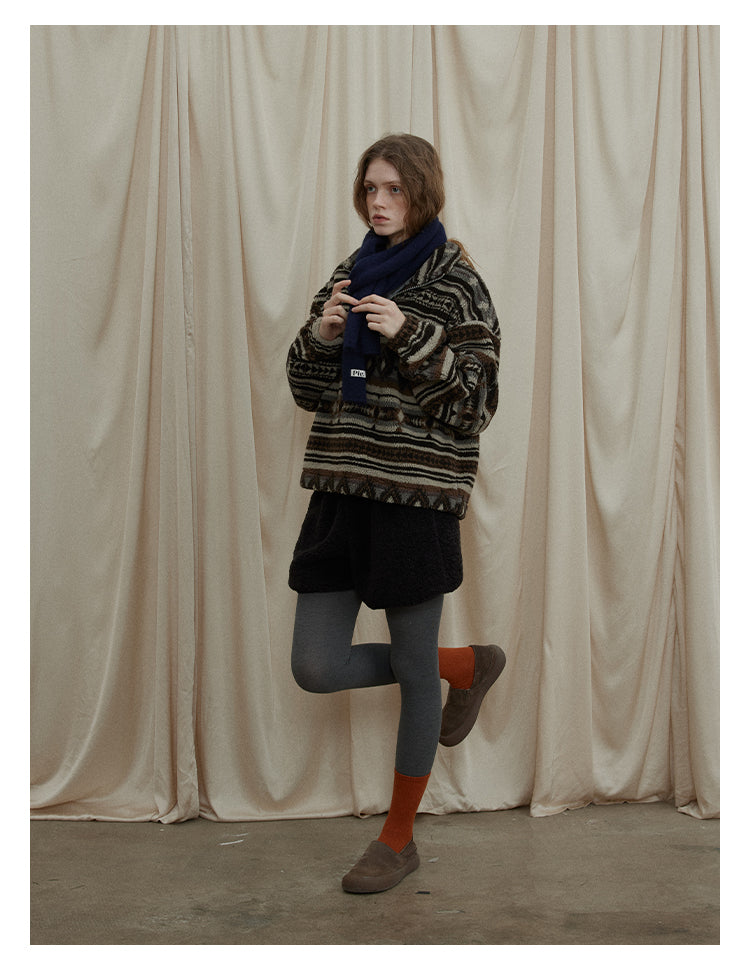 Vintage Lambswool Fleece Jacket BMFJ0293