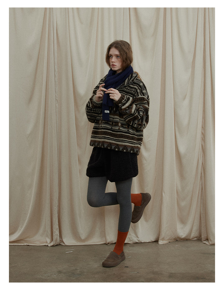 Vintage Lambswool Fleece Jacket BMFJ0293