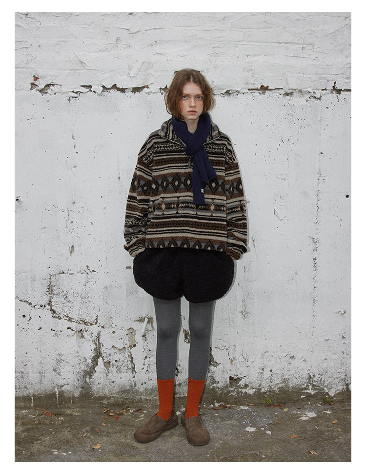 Vintage Lambswool Fleece Jacket BMFJ0293