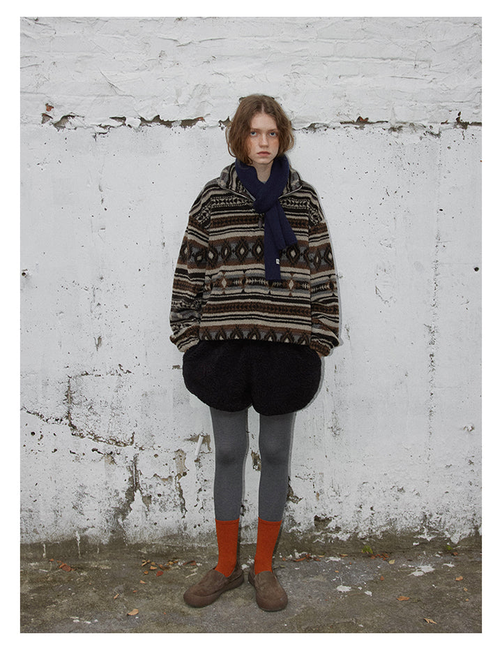 Vintage Lambswool Fleece Jacket BMFJ0293