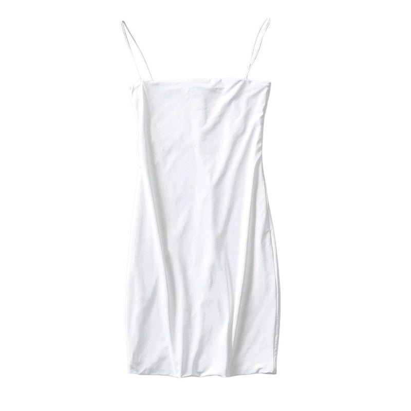 SleekGlow Spaghetti Strap Mini Dress LHMD0243