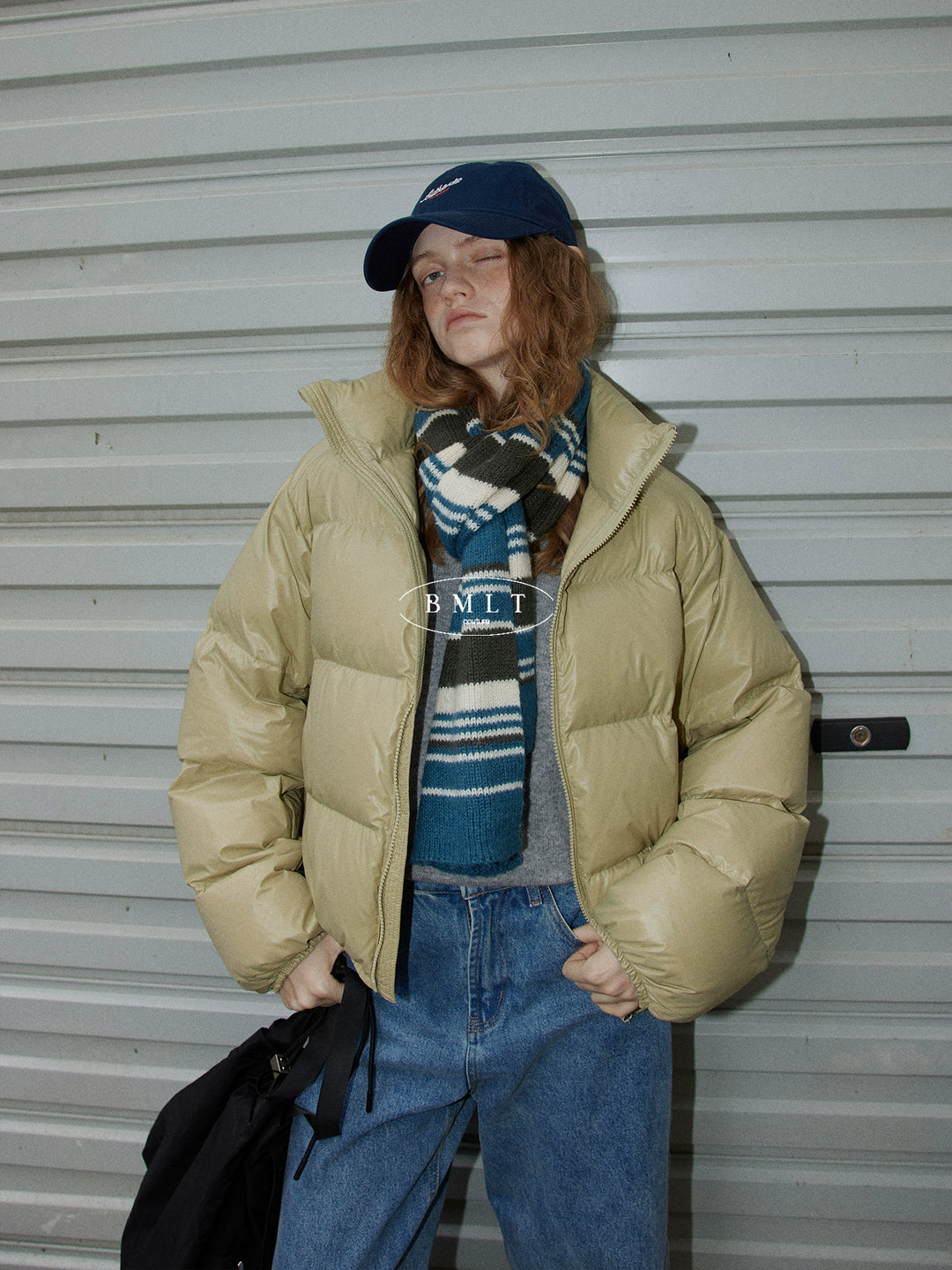 BMLT Xili Memory] Winter 90 duck down Korean stand-up collar down jacket thickened warm bread jacket