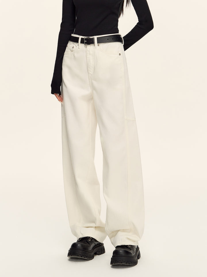 CloudEase Wide-Leg Denim Pants CVDP0158